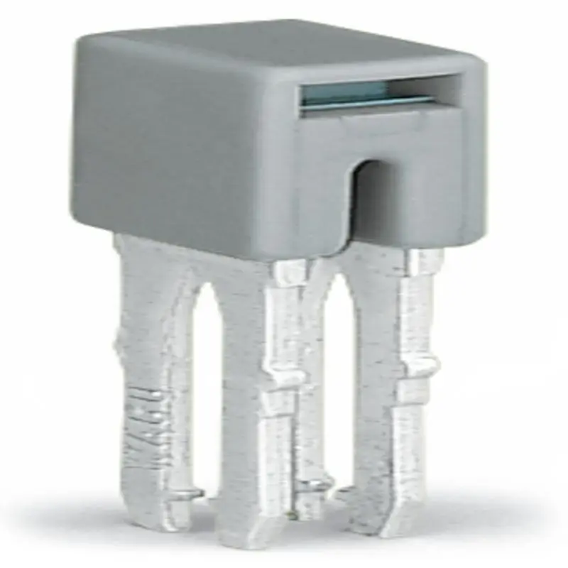 WAGO 279‑402 Adjacent Jumper Insulated 15A 1.5mm² Gray Shorting Connector For 279 Series DIN Rail Terminal Block Germany Origina
