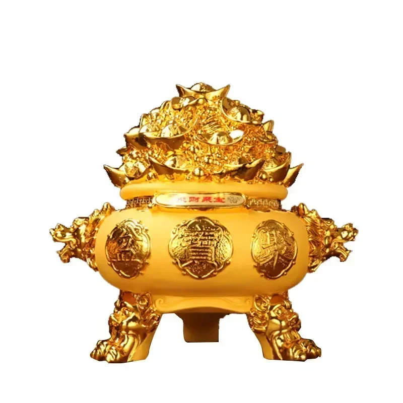 

Creative Sand Gold Cornucopia Attracting Wealth Living Room Office Decor Resin Crafts Gifts