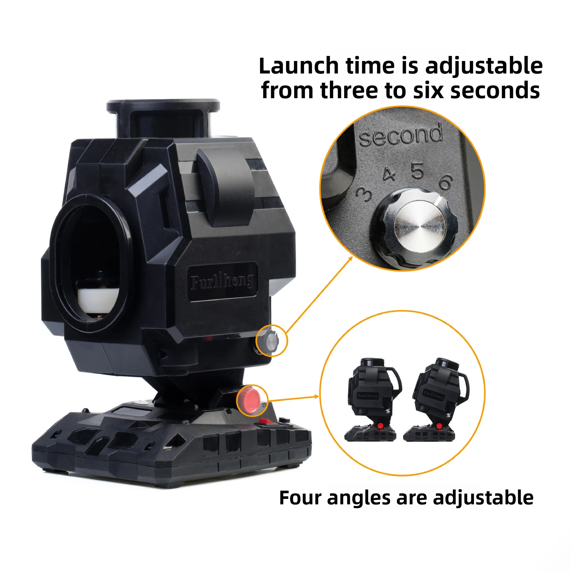 مجموعة آلة تقديم كرة الريشة، حامل ثلاثي القوائم، ممارسة واحدة، جهاز إرسال أوتوماتيكي محمول بسيط #2