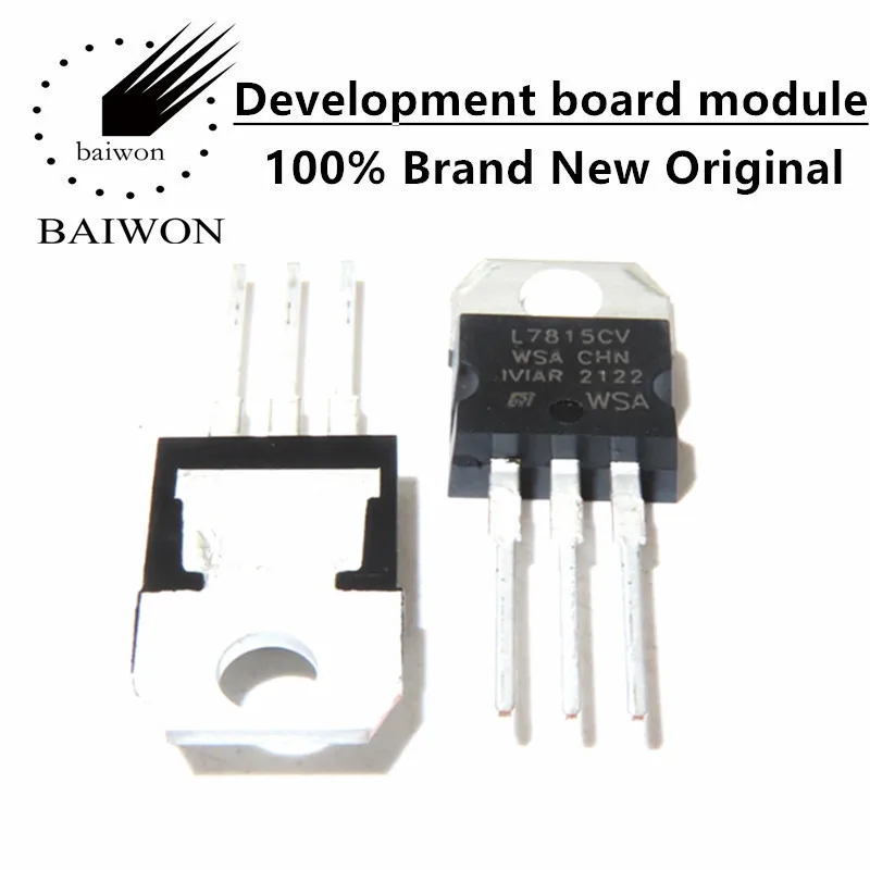 1PCS Transistor L7815CV L7815 Linear Three-Terminal Voltage Regulator Chip, Direct-Insert TO-220