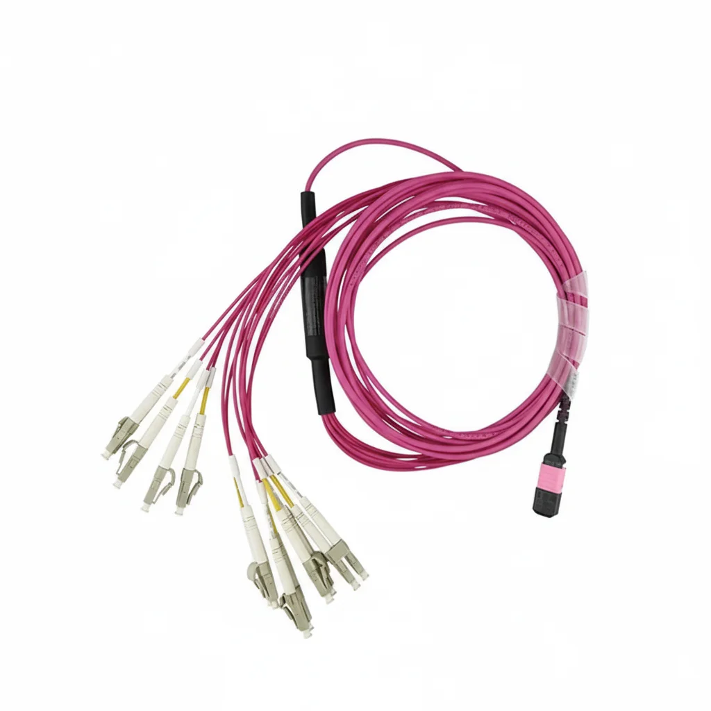 Dell EMC CBL-MPO12-4LC-OM4-7M كابل تصحيح OM4 متعدد الأوضاع - 4x LC دوبلكس - MPO - UPC - 75 متر