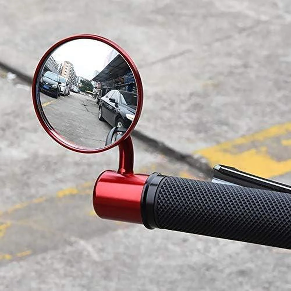 1 pair of Motorcycle Rearview Mirrors Universal fit for motorcycles with 7/8-inch handlebars (approximately 22mm in diameter)