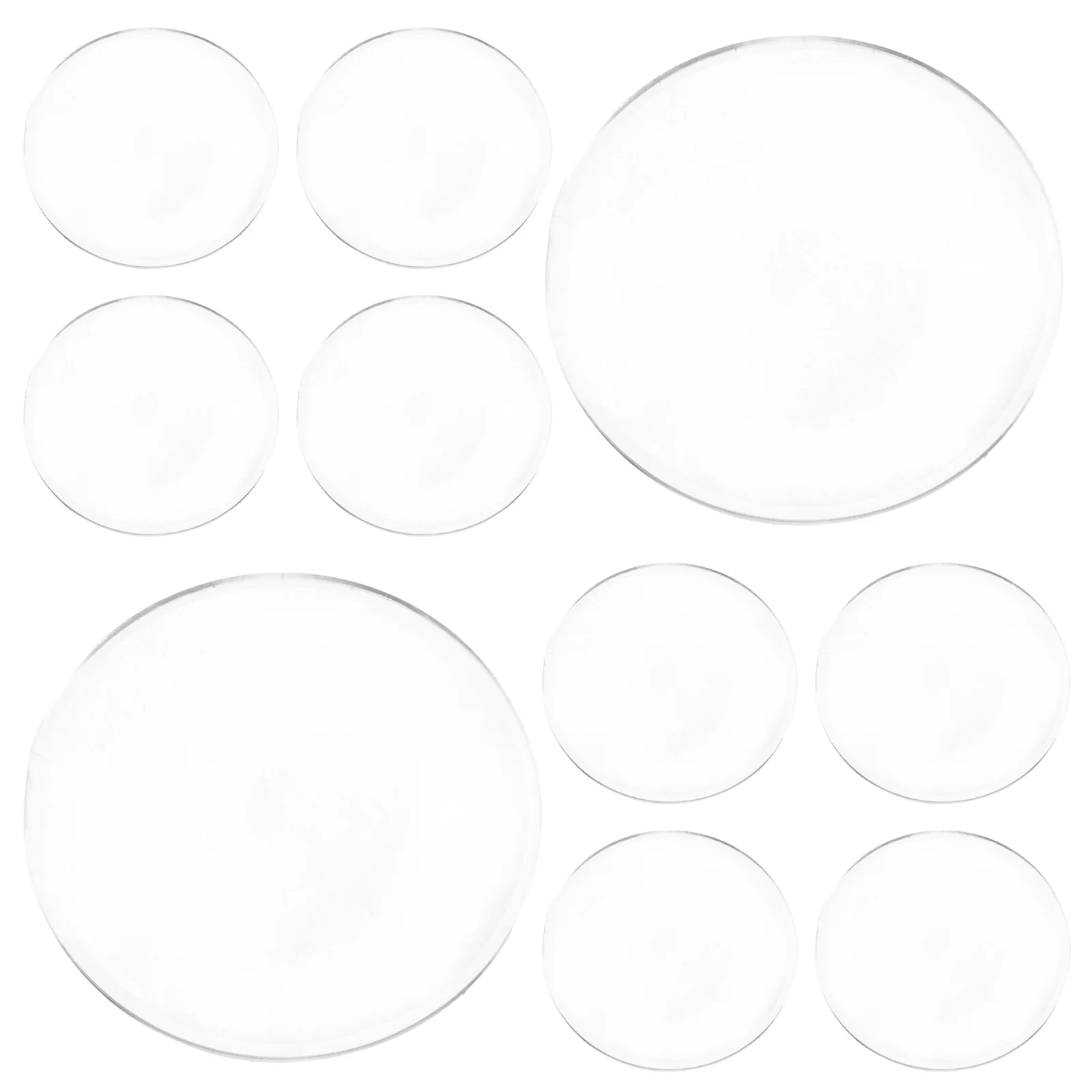 

10pcs 3D Glasses Lens Light-Blocking Replacement Lens For Vr Headset Compatible With Smartphones Tablets Vr Eyeglasses Teaching