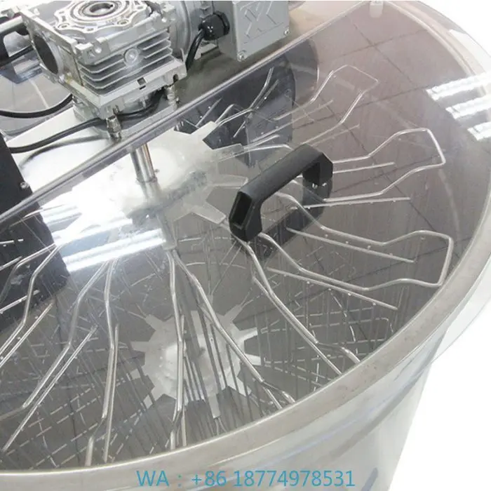 ine الكهربائية شعاعية تربية النحل العسل النازع رخيصة الثمن 12 إطار الفولاذ المقاوم للصدأ معالجة العسل Mach #1