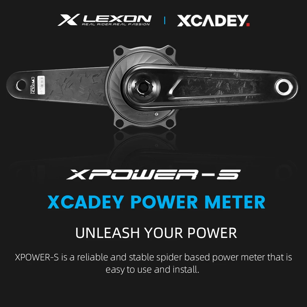 عداد طاقة LEXON لدراجة الطريق XCADEY 104/110BCD Spider لـ Shimano/SRAM/Rotor/RaceFace/Easton Cranks أجزاء محرك الدراجة