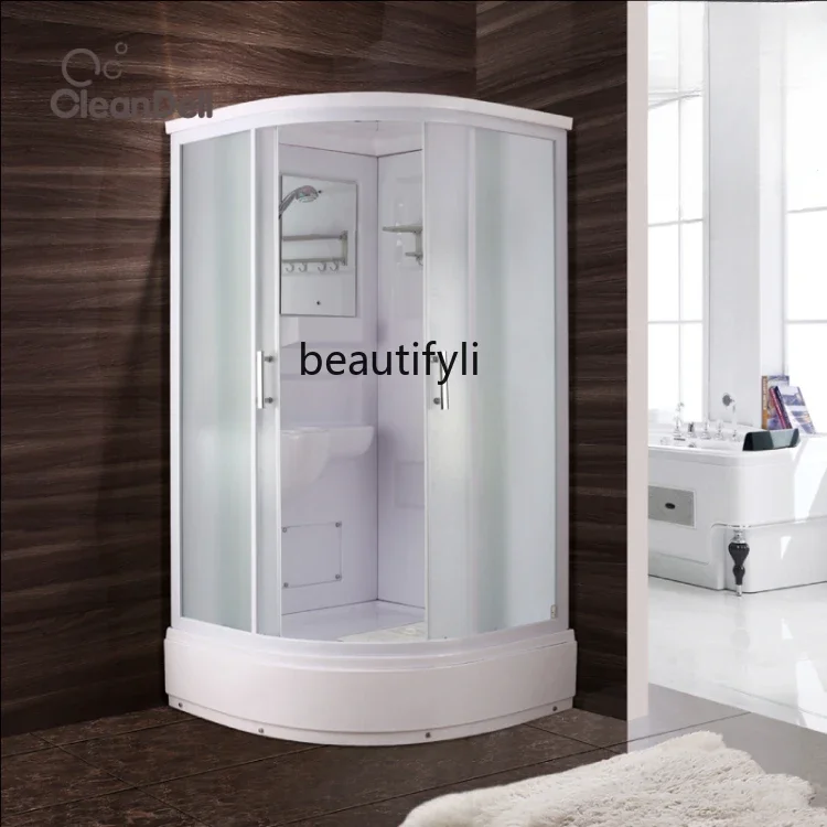 

SSShower room bathroom arc fan toilet dry and wet separation integrated bathroomNew Good Luck