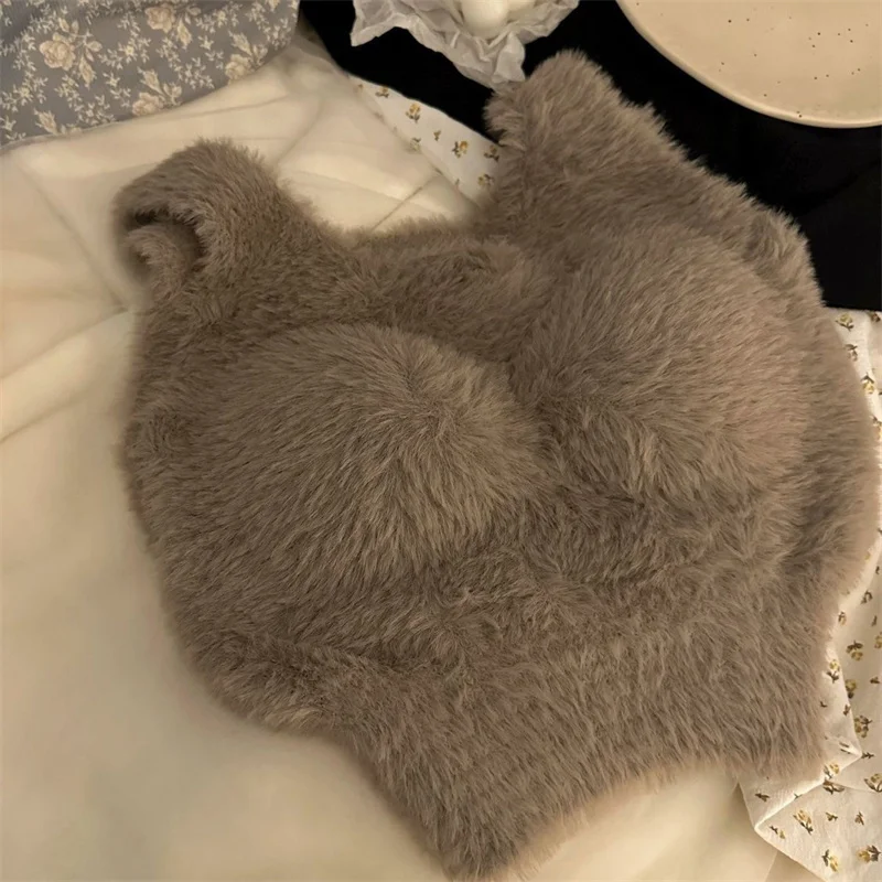 

Теплый шерстяной жилет-боди для женщин, самонагревающийся, зимний, новый, со встроенным бюстгальтером, комфортное нижнее белье