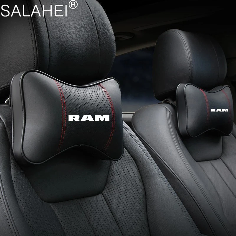 Car Seat Headrest Restraint Auto Safety Head Neck Relax Pillow Cushion Pad For Dodge Ram 1500 2500 3500 Accessories Car-Styling