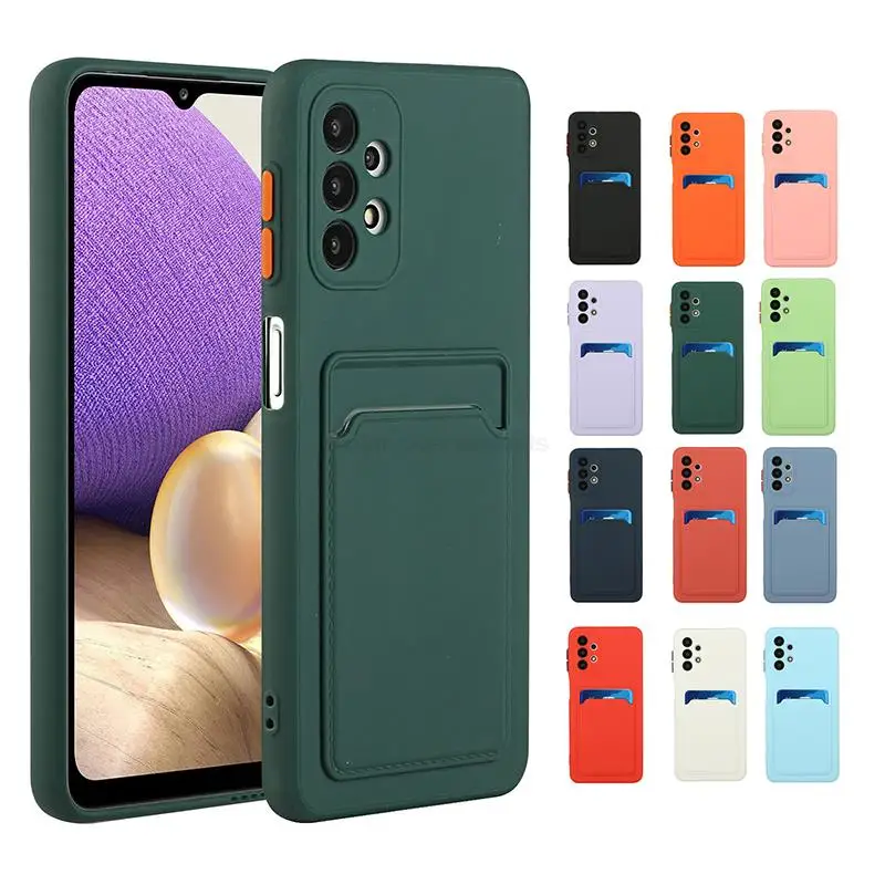 Card Holder Wallet Case For Poco M4 Pro Cases For Xiaomi Poco M 4 Pro M4Pro PocoM4 Pro 5G NFC Shockproof Liquid Silicone Cover image 6