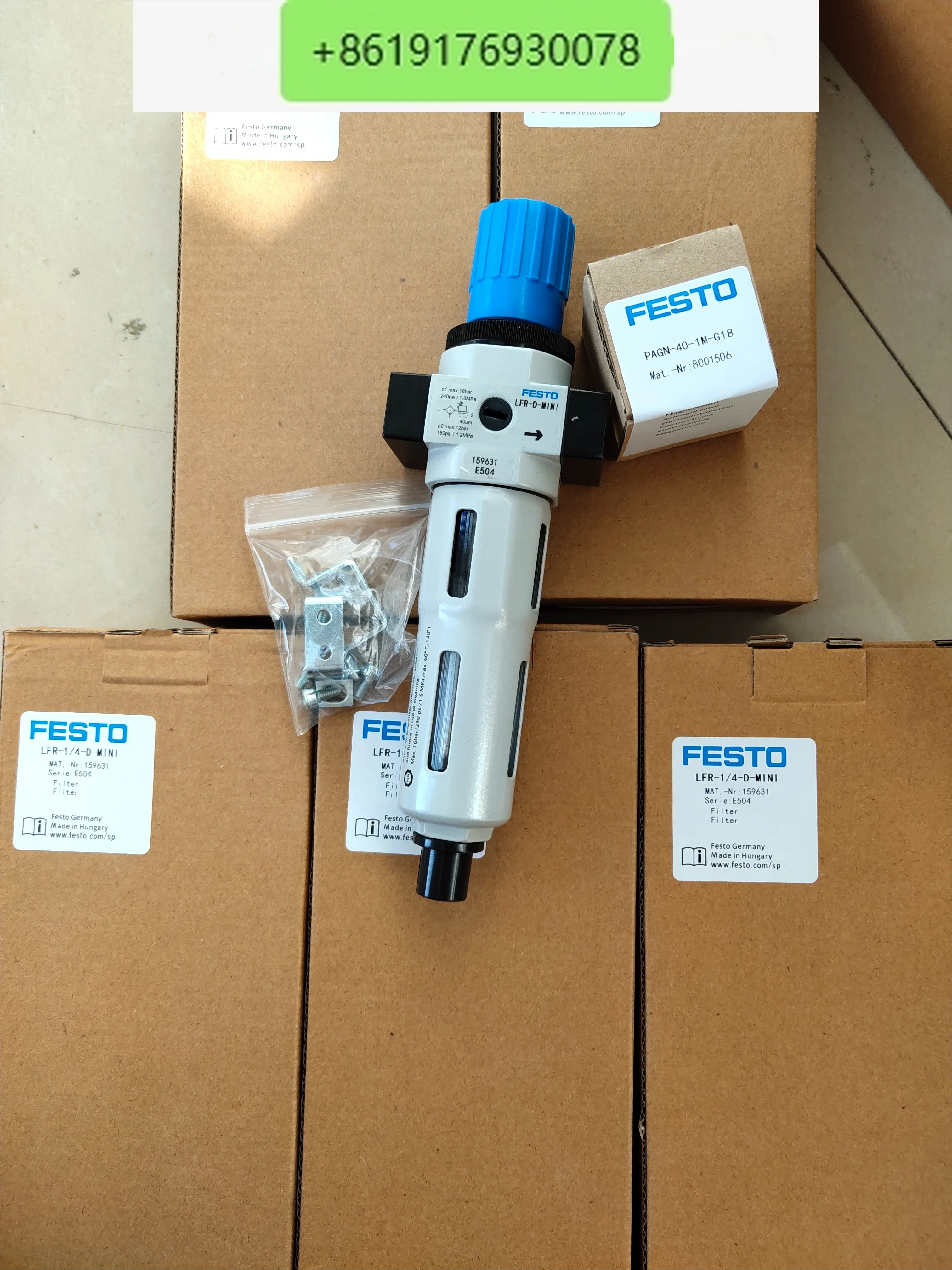 FESTO filter regulator LFR-1/4-D-MINI  159631 LFR