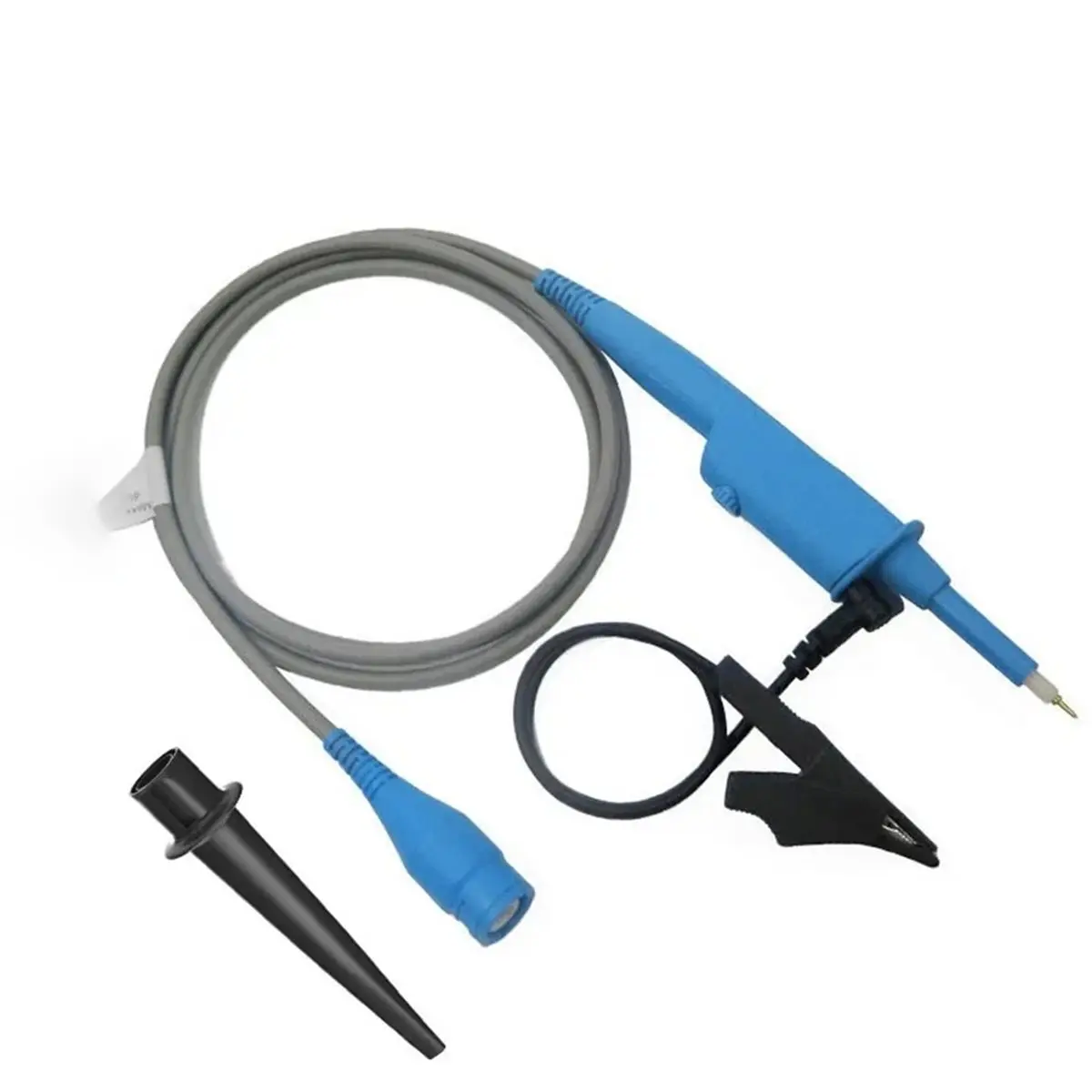 【50% OFF】P2301B Oscilloscope Probe 10:1 with Alligator Clip BNC 300MHz Protective Cap Scope Clip Probe for Tektronix X10