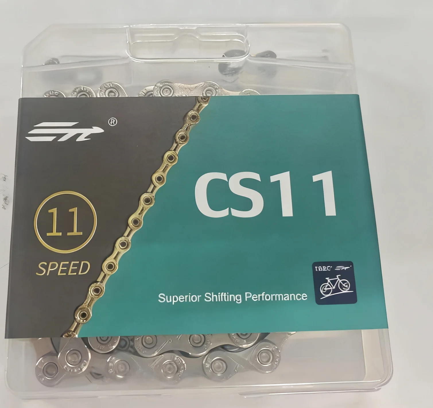 

11Speed Mountain Bike Chain High Tensile Strength Bright Silver 116L - Original box