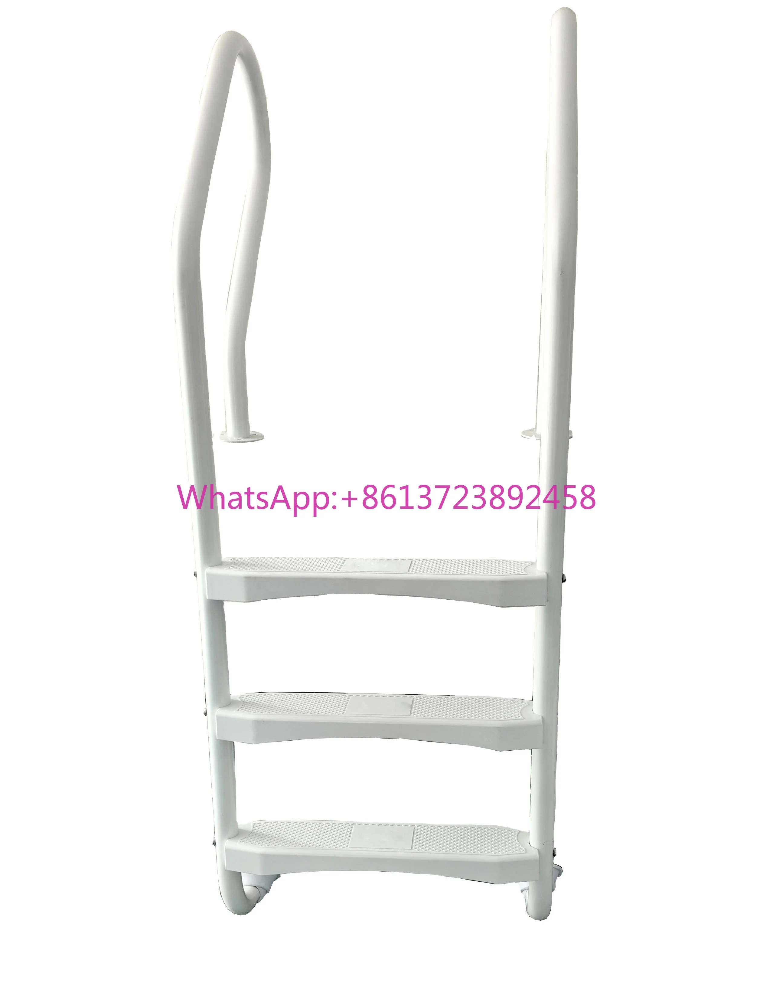 

3 Steps Ladder Above Ground Swimming Pool Ladders for Pools Portable Stainless Steel Ladder