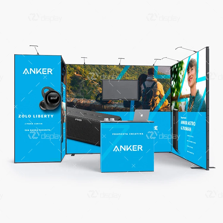 10x20 Tradeshow Booth Exhibition Trade Show Display with Storage Room