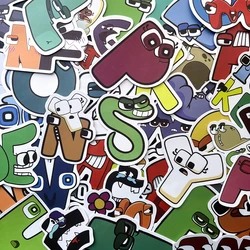 10/52PCS Alphabet Lore Game Kids Toy Cartoon Sticker Graffiti Scrapbook Car Phone Laptop Motorcycle Helmet Cup Decal Stickers