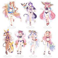 princess connect! re:dive character Swimsuit Pecorine Kokkoro Karyl Shizuru Nozomi Io Maho Jun Anime Figure Acrylic stand Toy