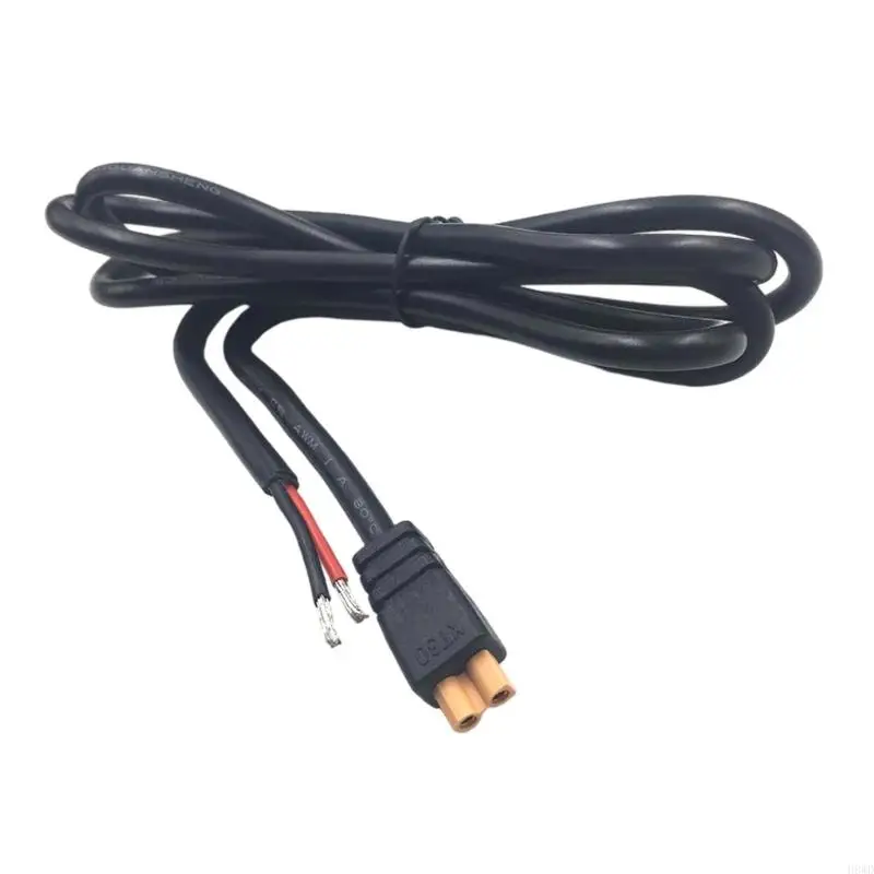 XT30 Female Pigtail Wire 1.2M for Battery Pack Service, Tinned Open Ends, Insulated Sleeve for FPV Aircraft, LED Tape, Low H8WD