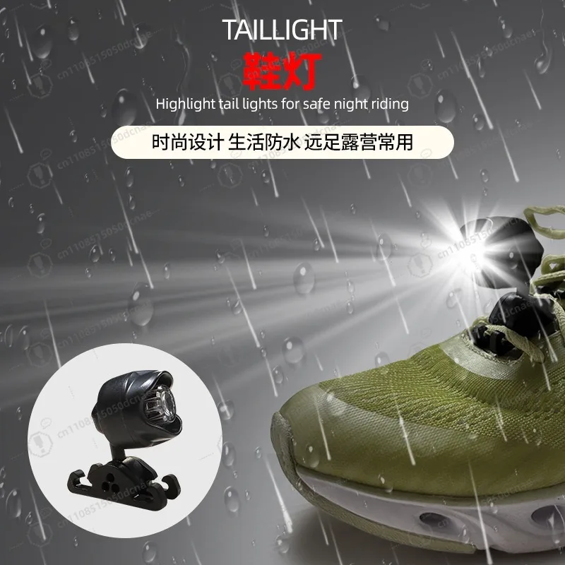 

Outdoor Sports Safety Waterproof Lighting Running Hiking Camping Cycling Croc Shoe Accessories