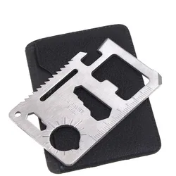 Outdoor Survival Camping Tool EDC Multifunctional Card Knife Stainless Steel Military Tactical Pocket Knife Survival Accessories