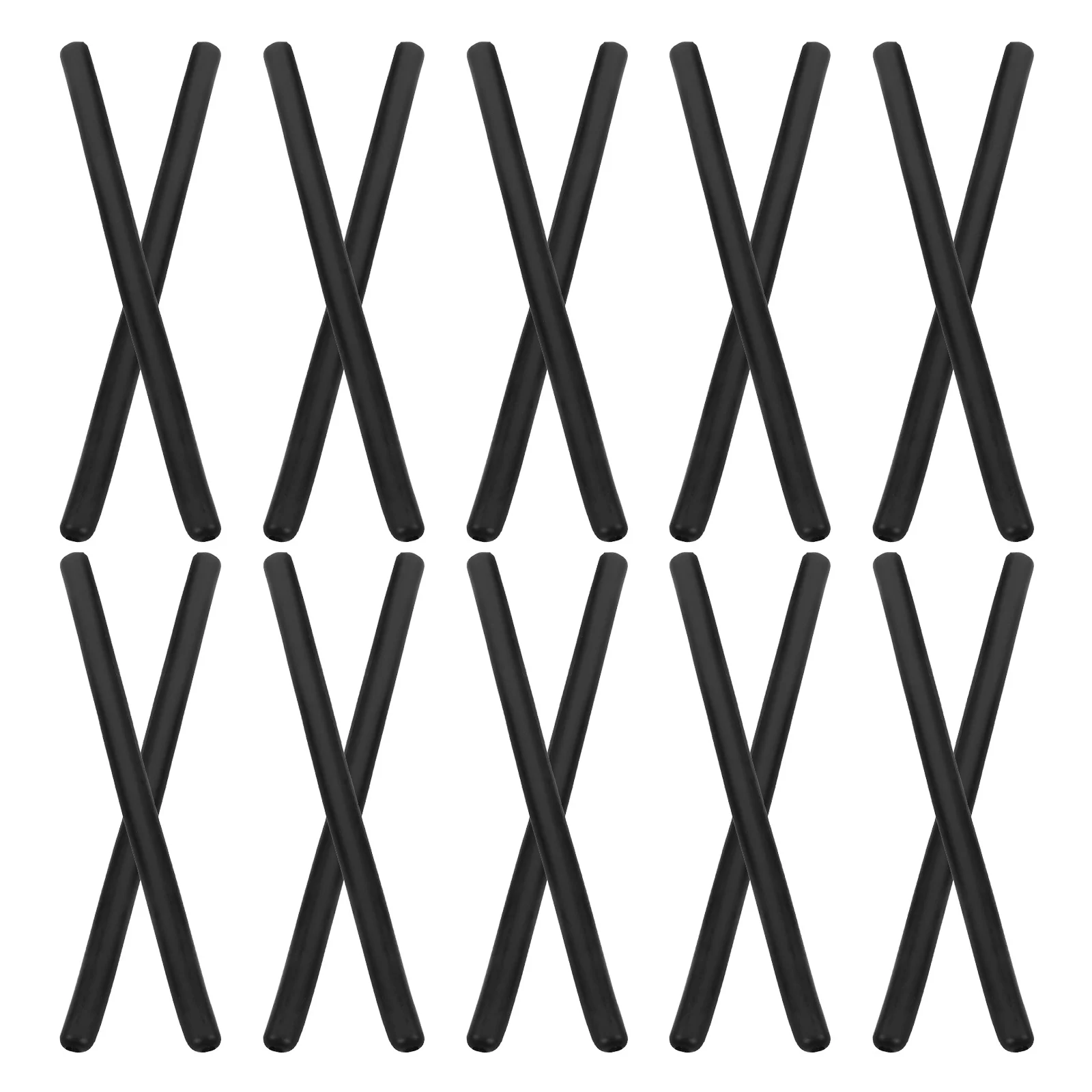 

20Pcs Clothes Hanger End Caps Protective Tips for Hangers Non-Slip Cover Hook Protectors for Wardrobe Organization Black