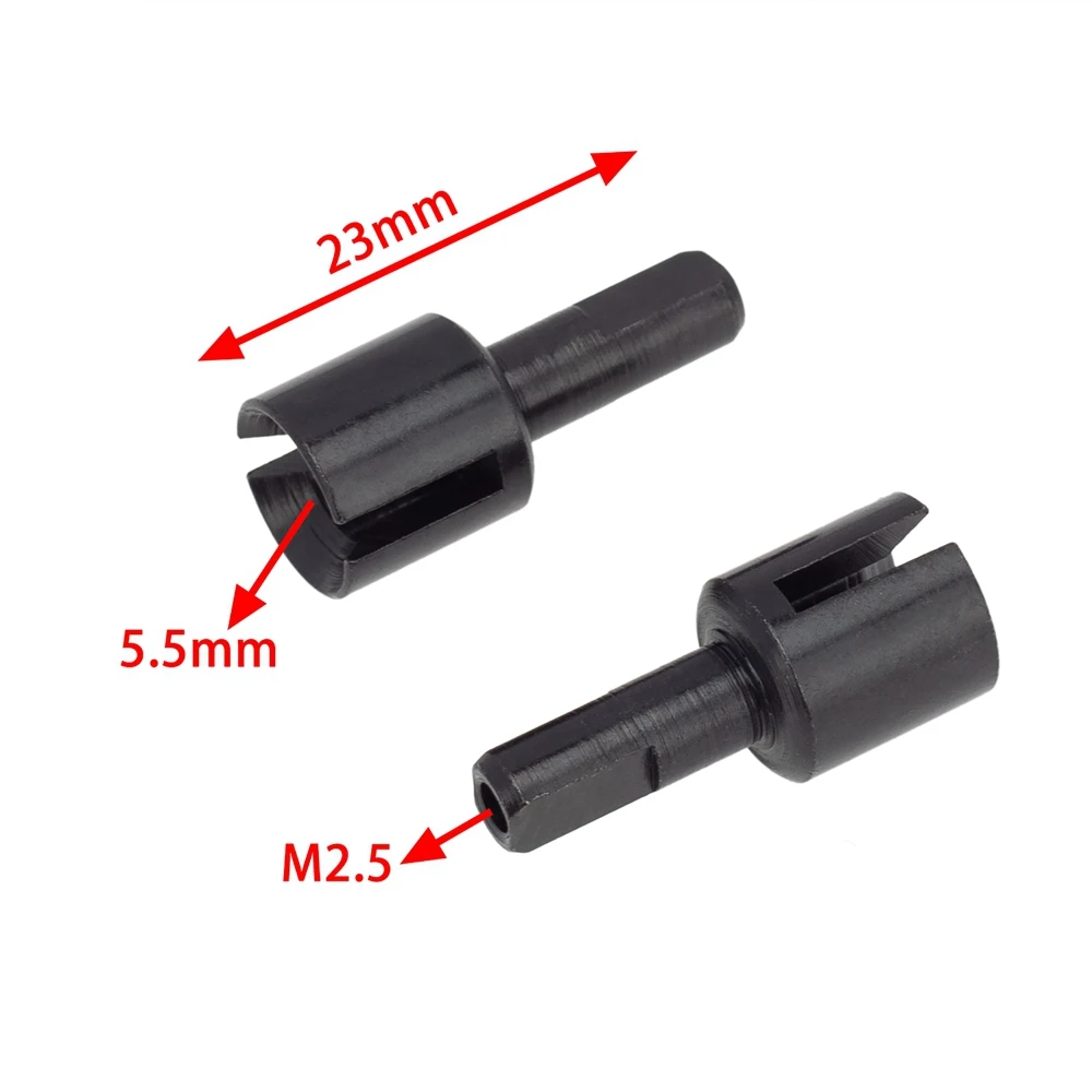 2Pcs Steel Gearbox Joint Cup Diff Cup 300054477 for Tamiya TT01 TT02 TT01D TT01E DF-02 M05 M06 1/10 RC Car Upgrade