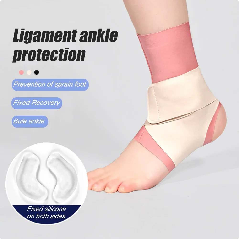 1Pcs Ankle Compression Support for Men and Women, Elastic Sprain Foot Sleeve Protector for Fitness Basketball Football Running