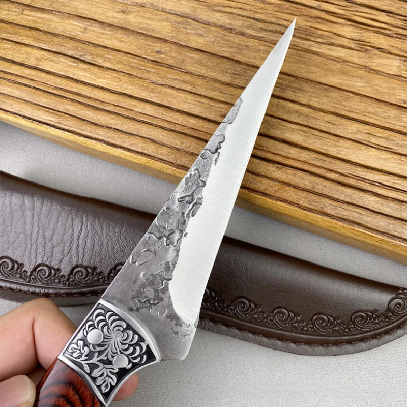 Boning Knife Chef\'s Knives Professional Knife Tool Hand Forged Meat Kitchen Knives Forged Steel Chef Kitchen Tool