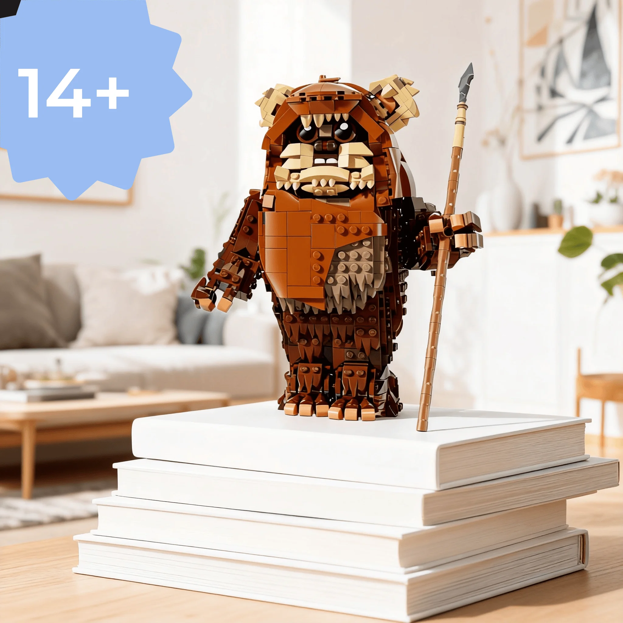 

2026 new 1010PCS3D MOC brown cute bear animal model home decoration adult birthday gift birthday Christmas gift set