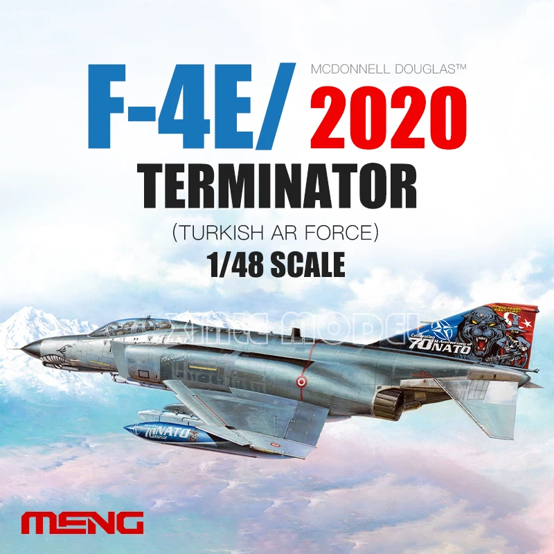 

Комплект пластиковой собранной модели MENG LS-020 F-4E/2020 ТЕРМИНАТОР (Турецкие ВВС) 1/48