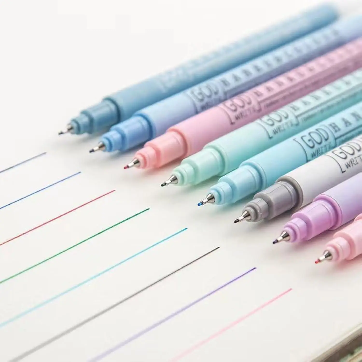 0.38mm Fine Tip Colored Pens, 8 Colors Micro Pen Set for Journaling, Writing, Drawing, Note Taking