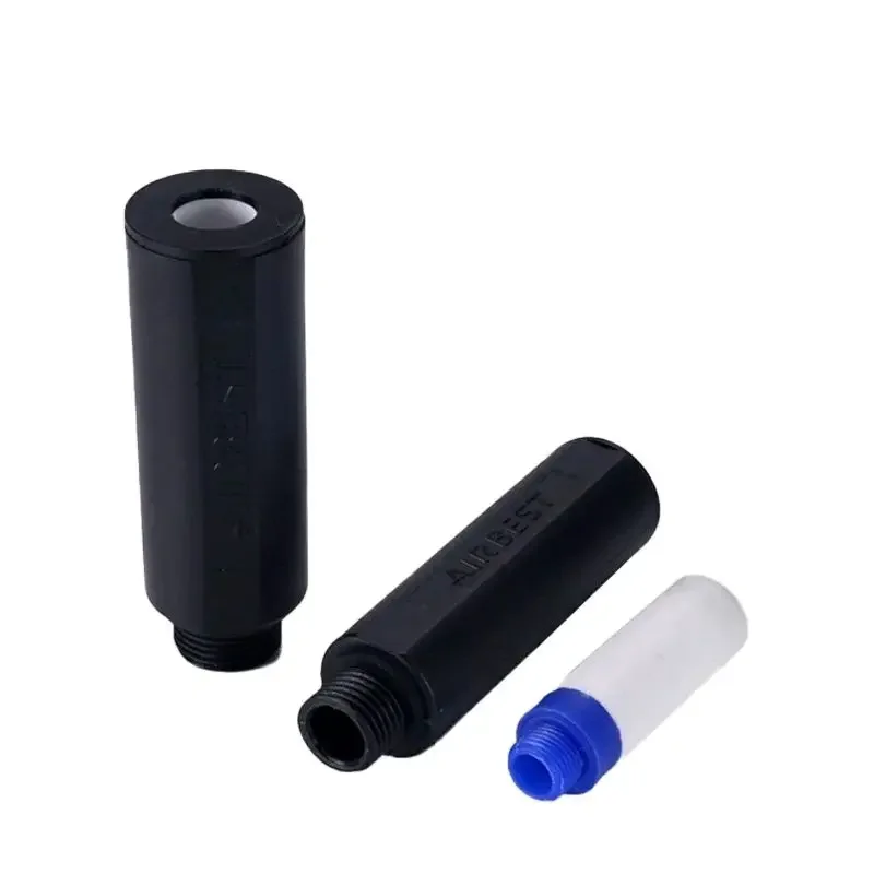 Pneumatic automation muffler Large Flow Direct Type ZSA Series External Thread G1/8 1/4 3/8 1/2 3/4  G1'' Through Hole Silencer