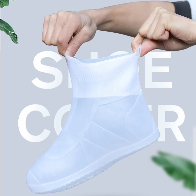 Copriscarpe in Silicone impermeabile corea copriscarpe da pioggia alti copriscarpe antiscivolo copriscarpe riutilizzabili per esterni calzature