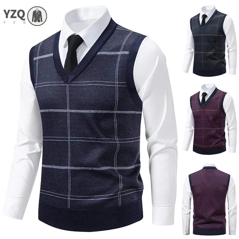Men's V-neck Knitted Sweater W - Men'S Fashion V Neck Sweater บทวิจารณ์และราคา