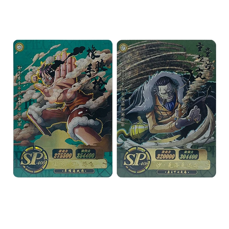 Anime japonais une pièce Boa Hancock Burukku Nami singe D. Luffy cartes à collectionner cadeaux d'anniversaire de noël jouets pour enfants