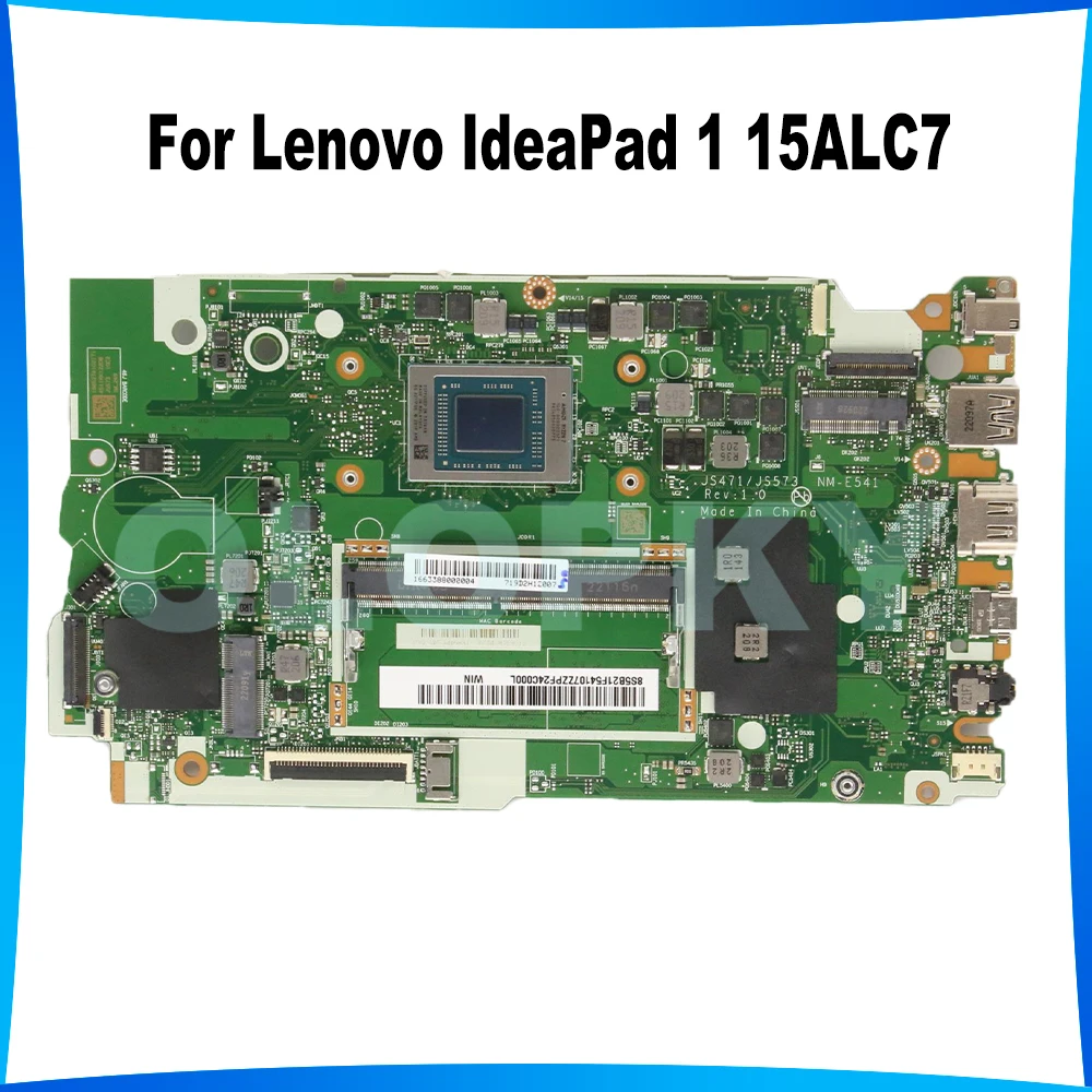 JS471/JS573 NM-E541 For Lenovo IdeaPad 1 15ALC7 Laptop Motherboard R5-5500U R7-5700 CPU 8GB-RAM DDR4 5B21F54107 5B21F54109  DDR4