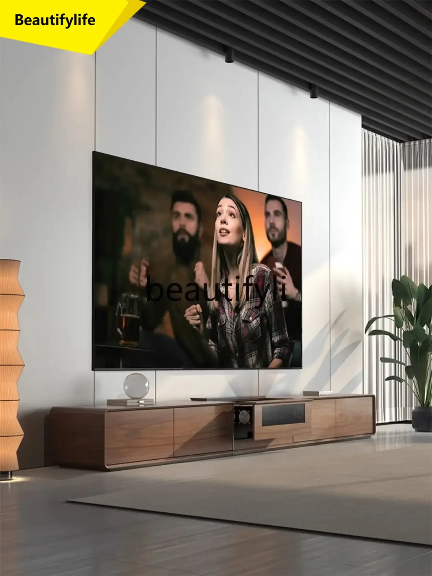 Q181 1 TV special cabinet telescopic table 100 inch 88 inch TV cabinet all-in-one machine