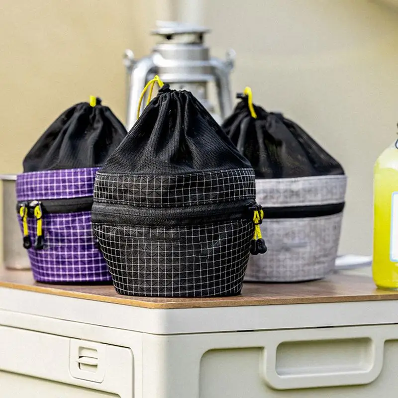 

Camping Tableware Bag Carry Pouch For Camp Tableware Camp Cookware Carrying Bag Waterproof Picnic Flatware Organizer For Plates