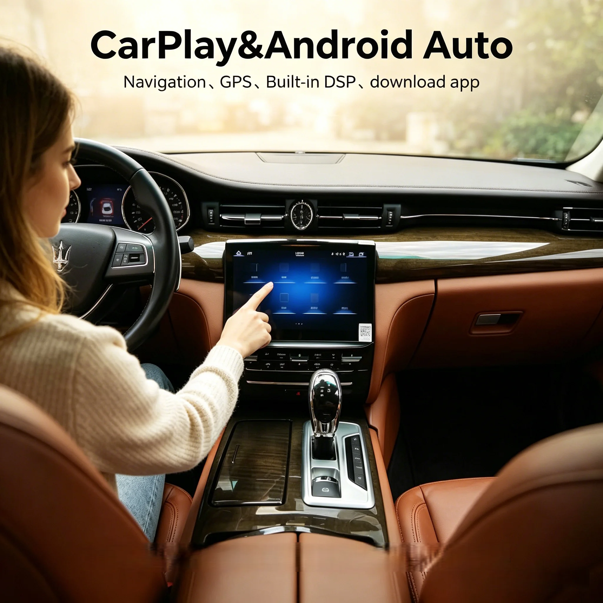 

10.26 inch Android Head Unit For Maserati Quattroporte 2013-2020 Car Multimedia Player GPS Navi Stereo Wireless Carplay Qualcomm
