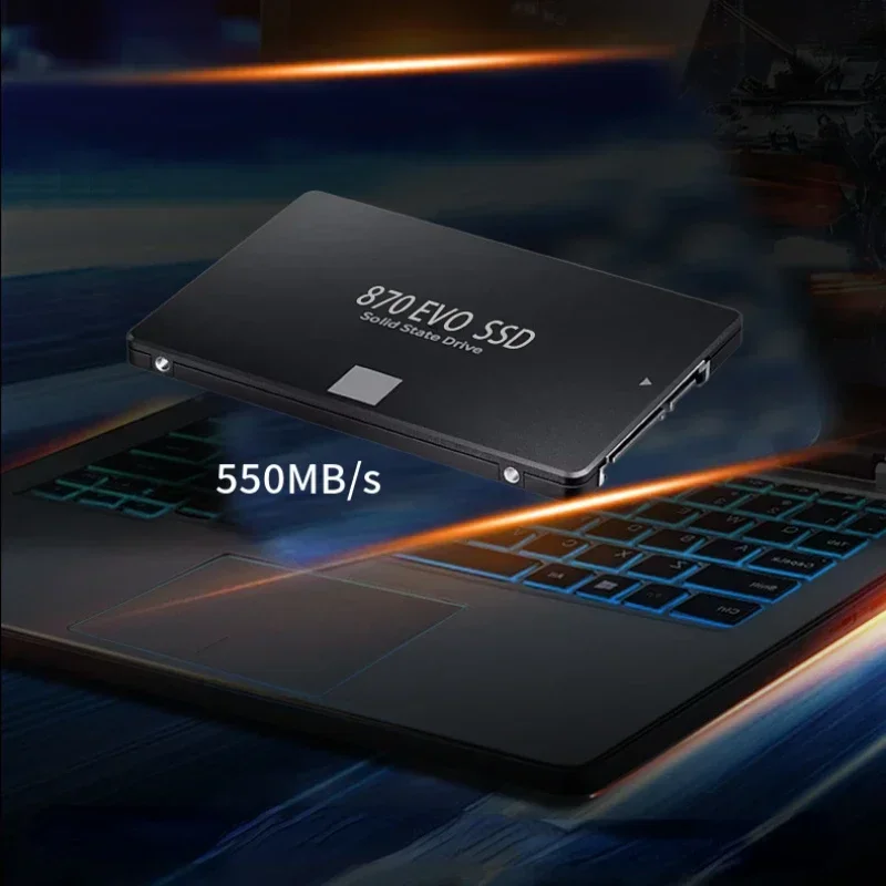 2024 Nowy dysk twardy SSD 870 EVO 1TB 2TB 4TB 8TB Wewnętrzny dysk twardy SATA 3.0 MLC 2,5 cala do laptopa Desktop PC PS4 PS5