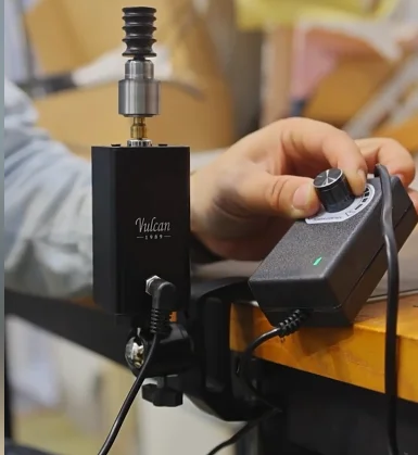 Electric Leather Edge Sanding Burnishing Machine Handmade DIY Vegetable Tanned Ebony Polishing Stick Trimming Head Grinder