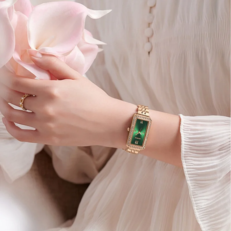 SANDA 1122 Elegant Ladies Quartz Watches Simple Fashion Waterproof Leather Strap Small Dial Casual Ladies Wristwatch reloj mujer