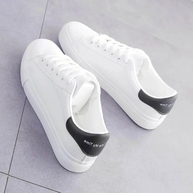 Frühling und Herbst neue flache Schuhe trend ige Schuhe vielseitige Frühling und Herbst Sport lässige kleine weiße Schuhe – Detail 3