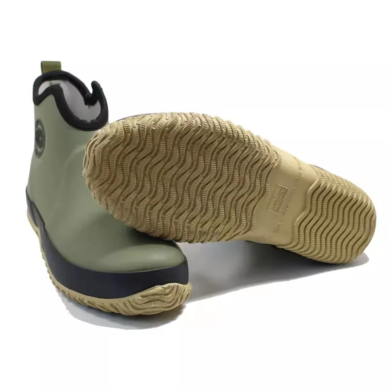 Men Rain Boots Fashion Rubber Shoes for Man Platform Rain Boots Autumn Slip on Waterproof Work Mens Booties Bota Masculina