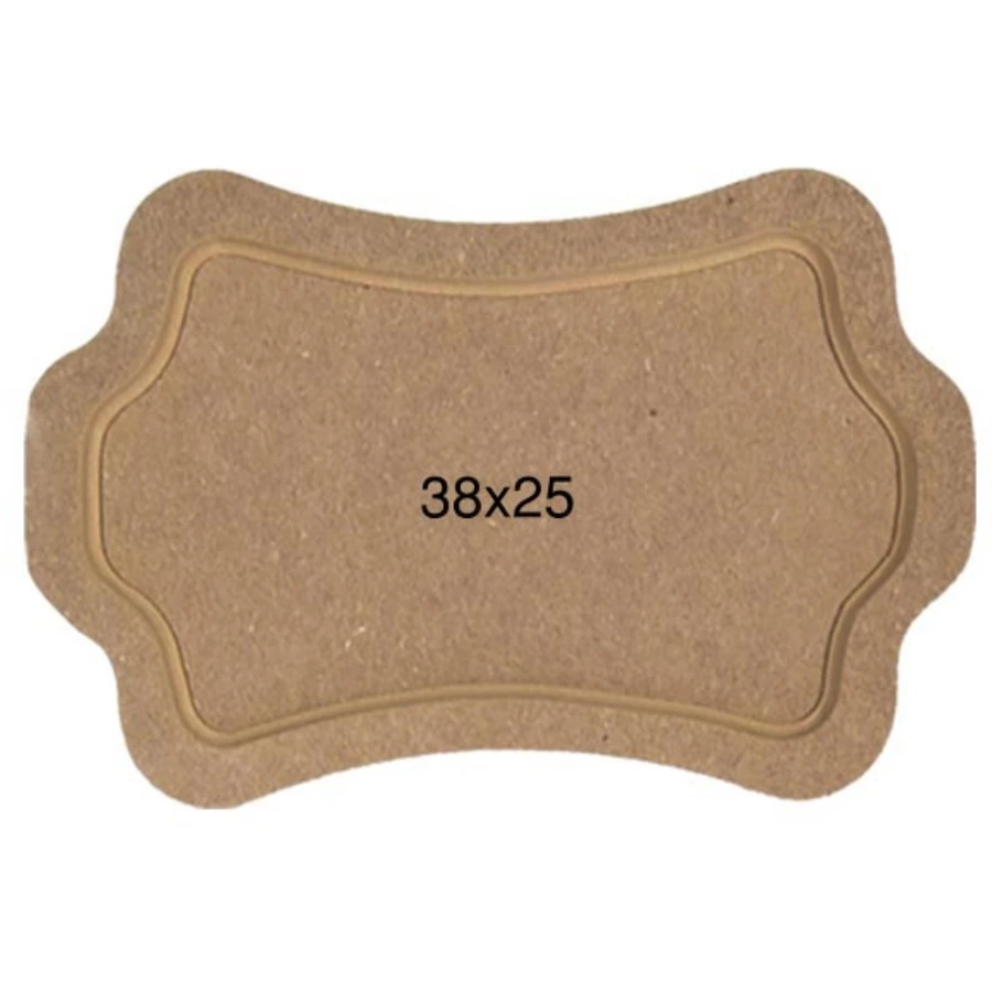 T720 Small 10mm Trapezoid Tray, Can Be Painted Mdf Wood Tray