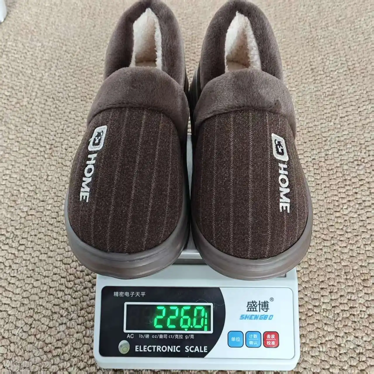 Herren Extra Große Größe 40-51 Warme Plüsch-Winterhausschuhe Dicke Sohle Rutschfeste Indoor-Hausschuhe – Detail 2