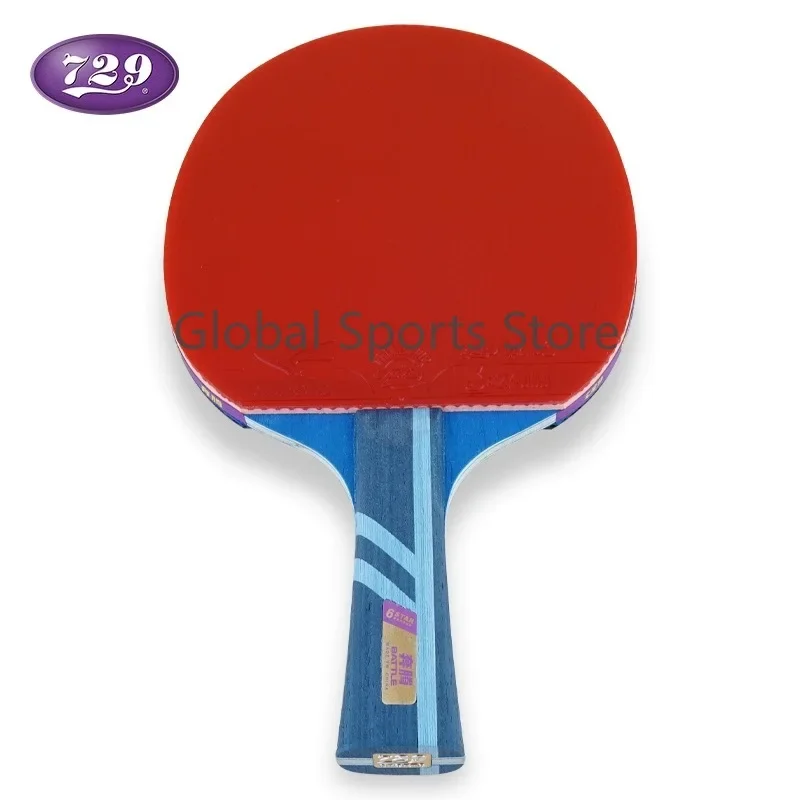 729 Friendship 8 Star Battle Series Table Tennis Racket 5+2 Carbon Ping Pong Paddle Table Tennis Racket 4/5/6/7/8 Star with Bag