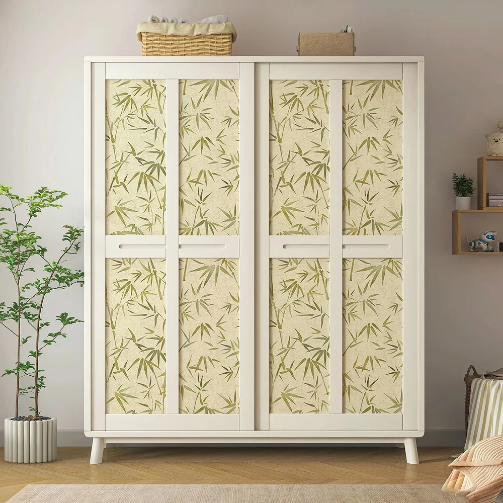 

Simple Bamboo Leaf Wallpaper Peel and Stick Self-adhesive Waterproof PVC Wallpapers Bedroom Home Decoration Removable Stickers