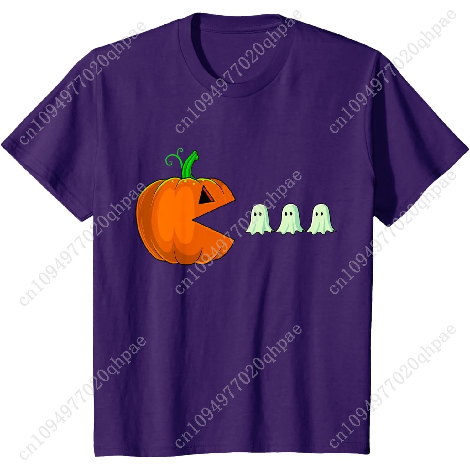 Halloween Pumpkin Funny Ghosts Boys Kids Women Men T-Shirt