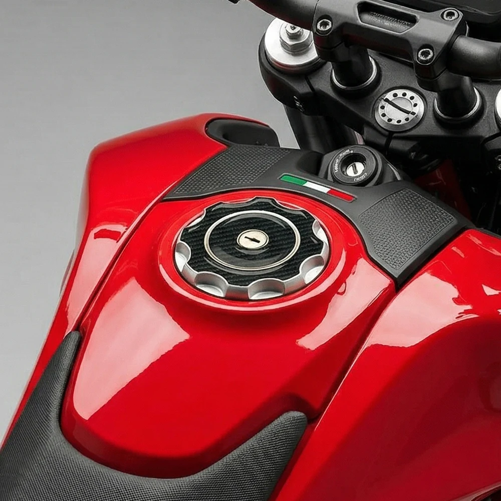 

Transparent Motorcycle Fuel Cap Protection Sticker for Ducati Hypermotard Models 2007-2014