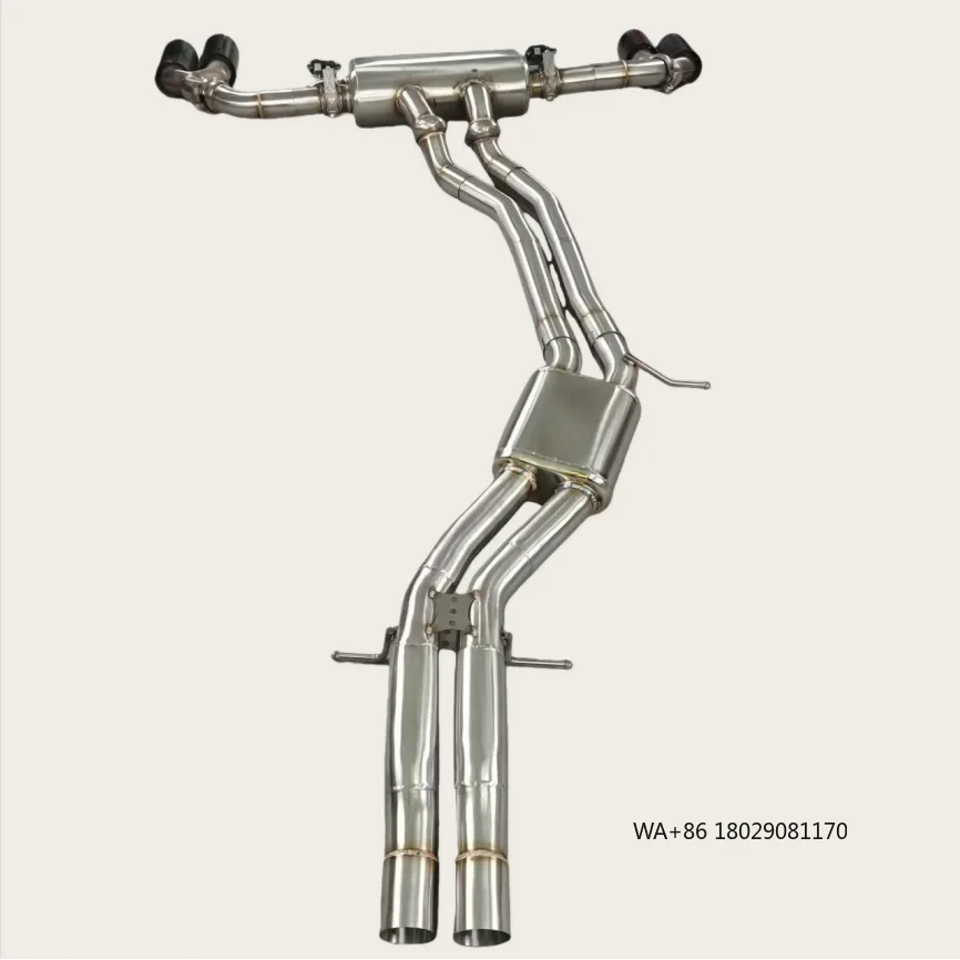 

Высокопроизводительная выхлопная система для E3 3.0T из нержавеющей стали 304 с электронным управлением клапанами и глушителями